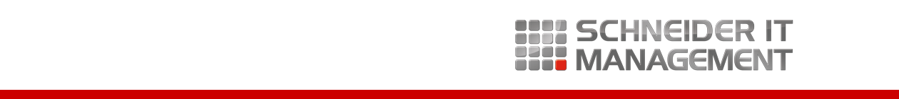 SCHNEIDER IT MANAGEMENT
