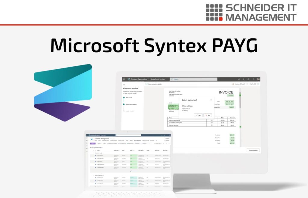 Microsoft Syntex Pay as you go PAYG