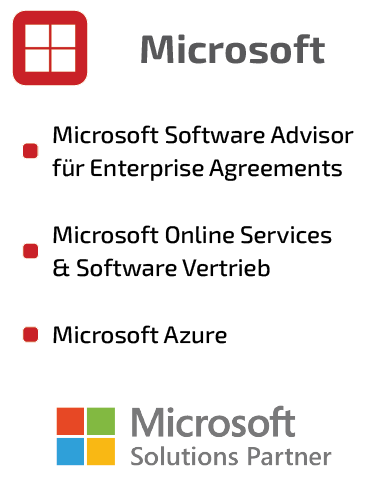 Microsoft Software Advisor für Enterprise Agreements Microsoft Online Services und Software Vertrieb Microsoft Azure