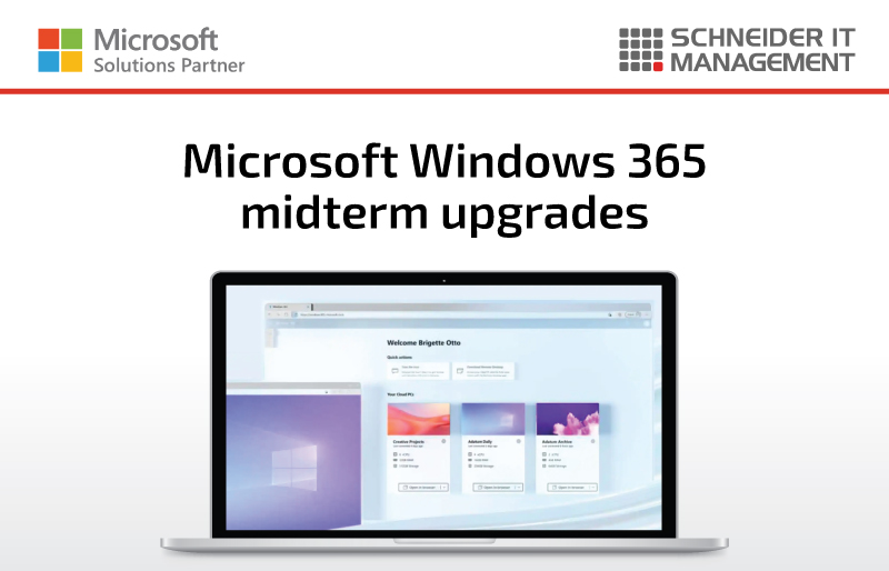Microsoft Windows 365 midterm upgrades