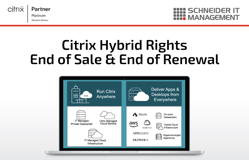 Citrix Hybrid Rights End of Sale & End of Renewal