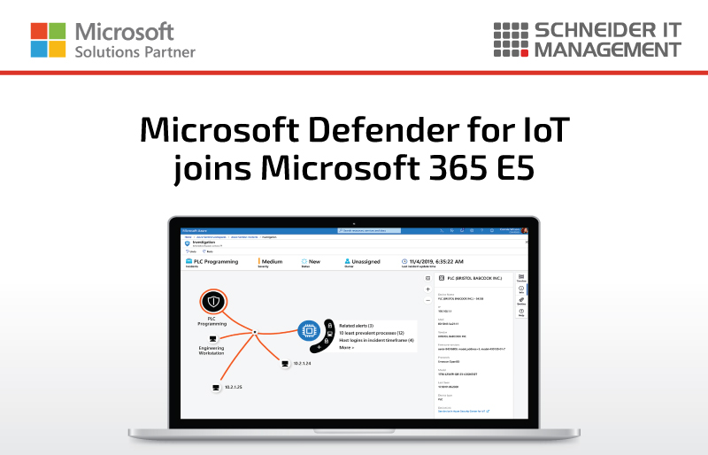 Microsoft Defender for IoT joins Microsoft 365 E5