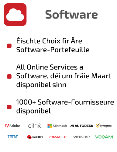 Hersteller Microsoft Citrix Adobe Autodesk Red Hat IBM VMware Veeam Symantec Oracle
