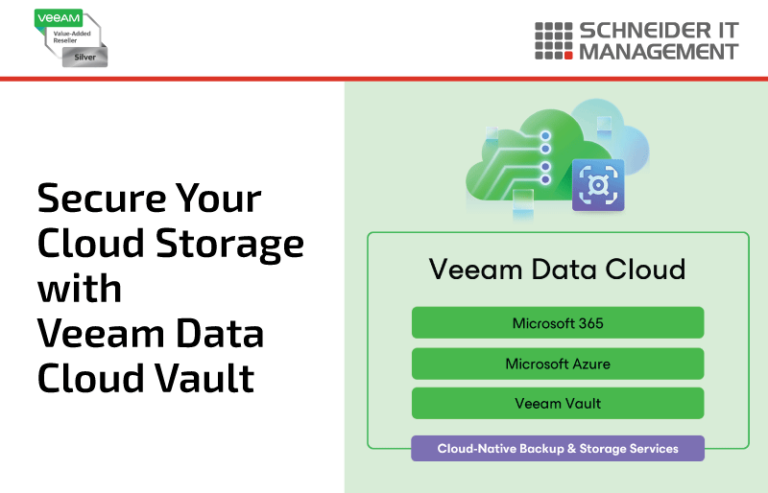 Veeam Data Cloud Vault available: Secure Cloud Storage - SCHNEIDER IT ...